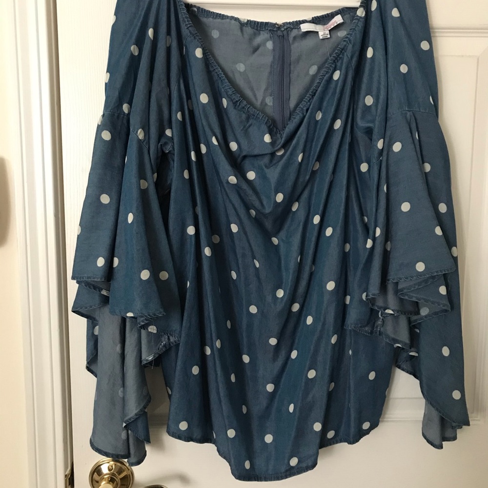 Blue/white dot